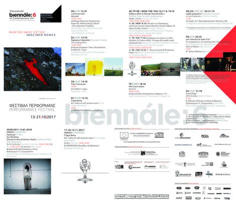 Performance festival programme